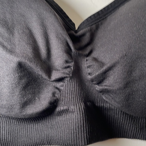 BRAVADO 11008BA Bra S/P Black Removable Pads Nursing Maternity Modest Wireless - Picture 3 of 10